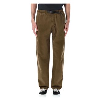 Gramicci Straight Trousers, male, Green, Size: S G-Pant