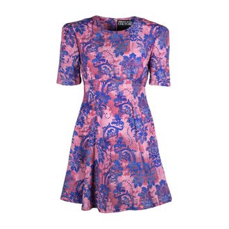 Versace Jeans Couture Short Kleedjes - Dames - Korte kleedjes - Veelkleurig - 2XS - Polyester - Kleedjes