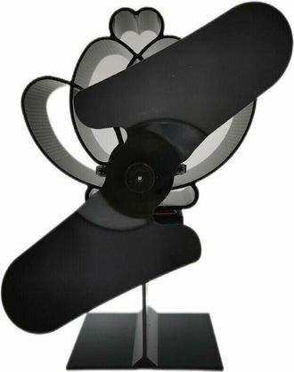 OEM Ventilador T&eacute;rmico Anodizado Para Estufas, Ahorrador De Combustible, Para Chimeneas Y Accesorios De Estufas, Ventilador Ecoeficiente, 2 Aspas