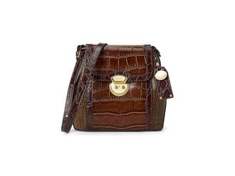 Brahmin Margo Cross Body Womens Handbags Tan, Leather