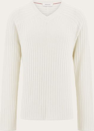 Ferragamo Men Lightweight sweater White