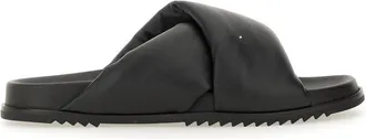 Rick Owens Leather Slide Sandal-Uomo