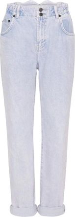 One Teaspoon Hoge taille jeans ge&iuml;nspireerd door jaren 80 mode - Dames - Regular Fit Jeans - Blauw - W24 - Katoen - Jeans