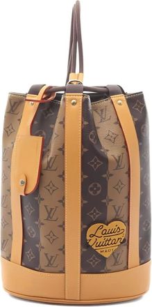Louis Vuitton x Nigo Zaino Randonne con monogramma 2021 - Marrone