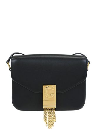 Celine 2019 small C Pampille shoulder bag - Zwart