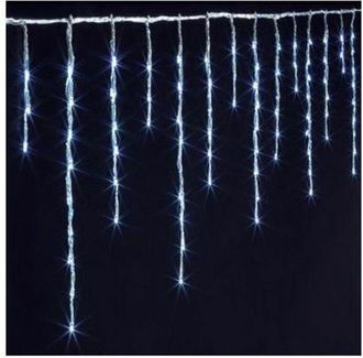 OEM Guirnalda De Luces Tipo Car&aacute;mbano - 600 Led, 10 M, Luz Blanca Fr&iacute;a - Ideal Para Decoraci&oacute;n De Interiores Y Exteriores