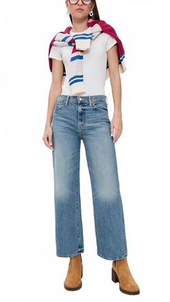 Mother The Dodger Flood Jeans In Folkstar