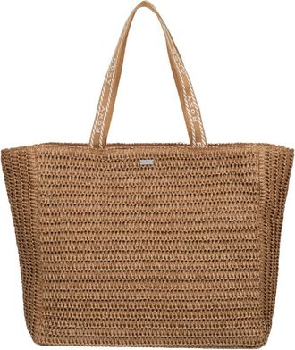 Roxy Strandtasche ROXY Spotless Sunnies, Damen, braunie, Obermaterial: 100% Papier;, Taschen Strandtasche