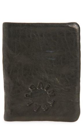 AllSaints Myles Leather Bifold Wallet in Black at Nordstrom