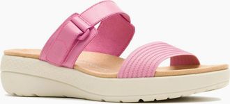 Hush Puppies Womens Breathe Womens Slide Sandals - Pink - Size: 3