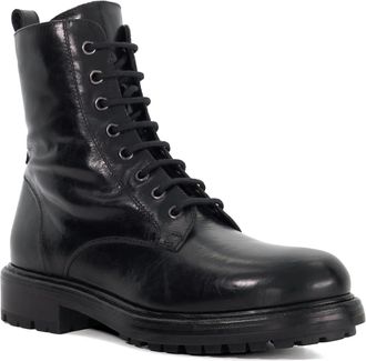 Dune London Ladies PATLEY Leather Lace-Up Ankle Boots Size UK 6 Black