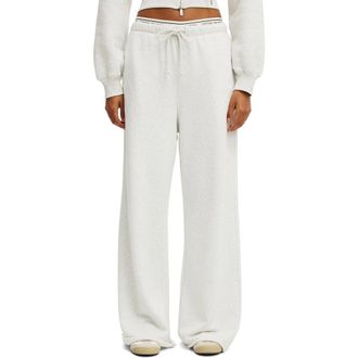 Cotton On Womens Active Relaxed Sweatpant in Light Grey Marle at Nordstrom, Size X-Small