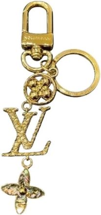 Louis Vuitton Pre-owned Key Chain - unisex - Vintage Accessoires - Geel - ONE Size - Vintage