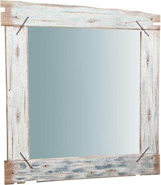 Biscottini International Biscottini - Espejo de pared de colgar de madera maciza L90XPR3,5XH90 cm