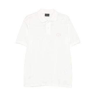Emporio Armani T-shirts en Poloshirts WIT - Heren - Polos - Wit - 2XL - Tops