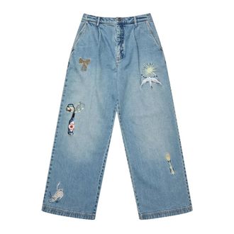 Munthe Mujer, Vaqueros, Azul, Talla: S