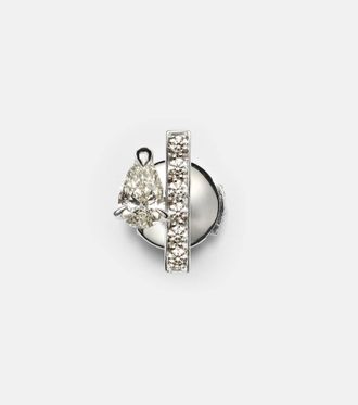 Repossi Serti Sur Vide 18kt white gold single earring with diamonds