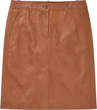 Munthe Nomi Skirt - Skirts - Mujer - Marr&oacute;n - S