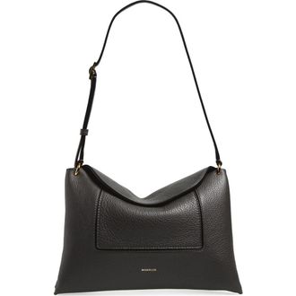 Wandler Penelope Slouch Leather Shoulder Bag in Space Crust 3051 at Nordstrom