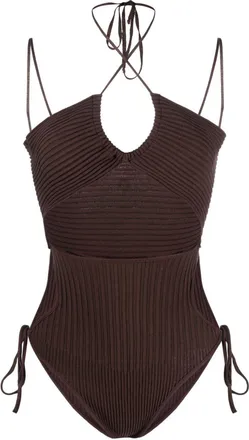 ADĀMO Andrea Adamo Cut Out Knitted Bodysuit