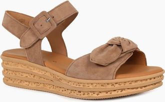 Gabor Womens Affection Womens Sandal - Brown - Size: 4.5