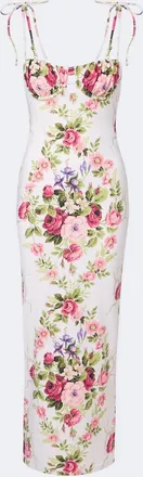 Montce Swim Petal floral maxi dress
