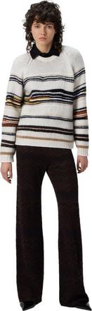Missoni Straight Long Pants In Chevron Pattern in Brown at Nordstrom, Size 44 It