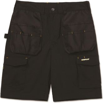 CAT Nexus Holster Stretch Katoenen Zwart Werkshorts voor Heren