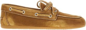Miu Miu Suede leather deck shoes Woman 36+