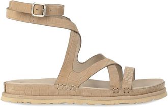 UGG Golden Gaze Sandal - Dames - Sandalen - Beige - 39 EU - Leer - Schoenen
