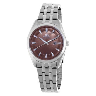 Orient Classic Stretto Date Solar Brown Dial Ladies Watch RA-WG0603R10B
