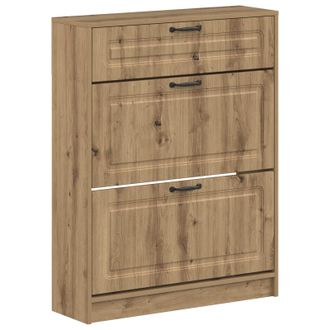vidaXL Armario Zapatero Utrecht 78 X 24 X 100 Cm Madera De Ingenier&iacute;a Vidaxl