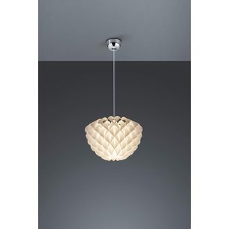 Reality Suspensi&oacute;n 1xe27 Tilia Origami Blanco &Oslash;40 Cm Trio Iluminaci&oacute;n