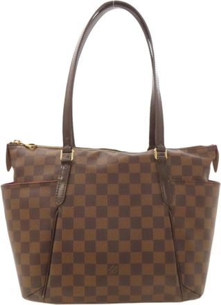 Louis Vuitton Damier Damier Canvas Ebene Damier Canvas Tote Bag (Pre-Owned)