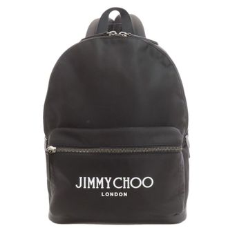 Jimmy Choo London Black Nylon Backpack (Pre-Owned)