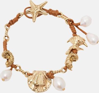 Alemais Al&eacute;mais Bracciale con charm e perle bijoux