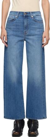 7 For All Mankind Athens Lotta Ankle Wide Leg Jean