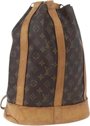 Louis Vuitton Pre-owned Bucket Bags, female, Brown, Size: ONE SIZE Pre-owned Randonnee PM Shoulder Bag