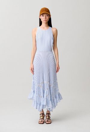 Claudie Pierlot Robe midi &agrave; pois