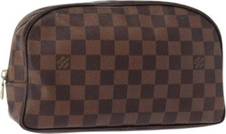 Louis Vuitton Pre-owned Bags, female, Brown, Size: ONE SIZE Pre-owned Canvas Clutch