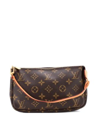 Louis Vuitton Pochette Accessoires Monogram Canvas clutch bag - Bruin