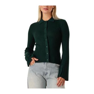Modstr&ouml;m Hirokimd Vest - Dames - Truien - Groen - Maat: L Wol