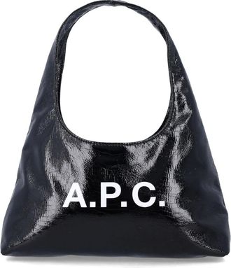 A.P.C. A.p.c., Tassen, Dames, Zwart, ONE Size, Polyester, Baby Ninon Schoudertas