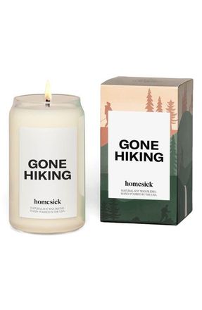 Homesick Gone Hiking Candle in White at Nordstrom