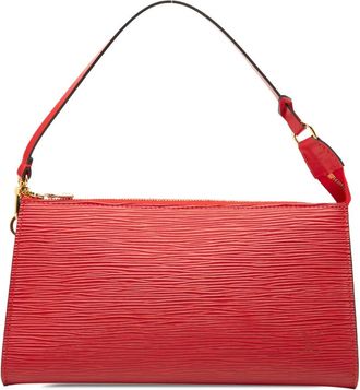Louis Vuitton Borsa a spalla Pochette Accessoires in pelle &Eacute;pi 2002 - Rosso