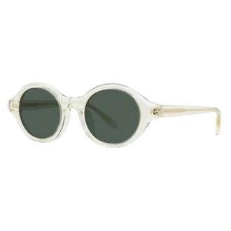 Loewe Green Round Ladies Sunglasses LW40162U 57N 48