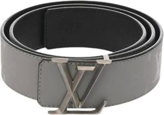 Louis Vuitton Pre-owned Belts, male, Gray, Size: ONE SIZE Pre-owned Vintage Monogram Belt