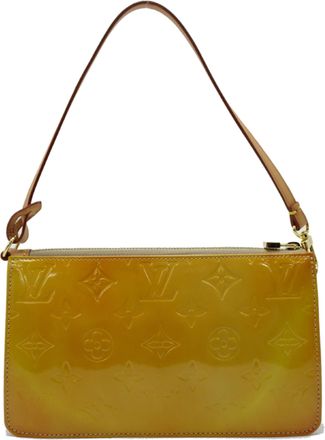 Louis Vuitton Yellow Monogram Vernis Pouch (Pre-Owned)