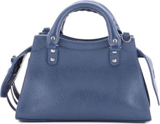 Balenciaga Neo Classic City Bag Crocodile Embossed Leather Mini crossbody bag - Blauw