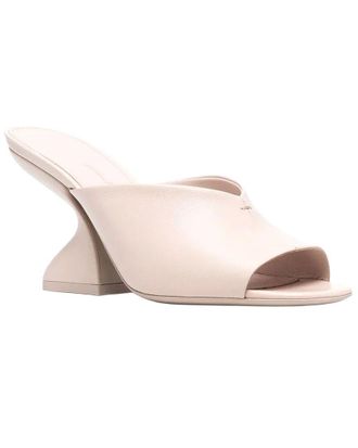 Ferragamo Open Toe Leather Slide